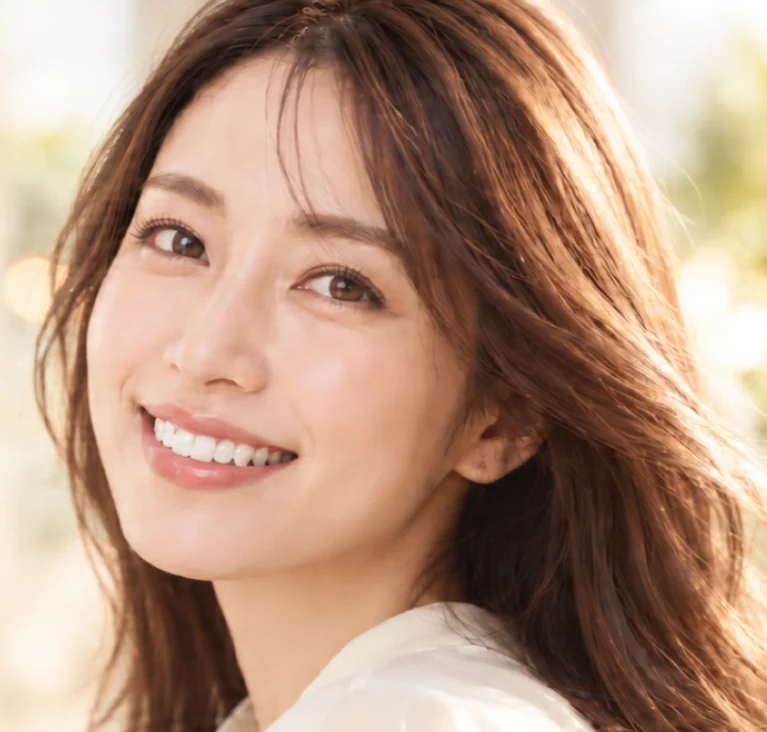 笑顔の女性のイメージ