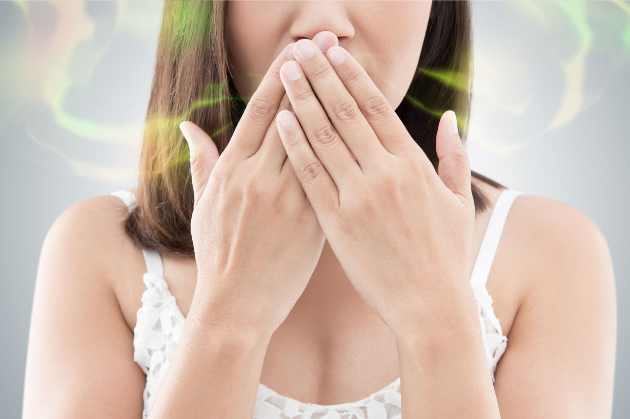 口臭の原因と予防